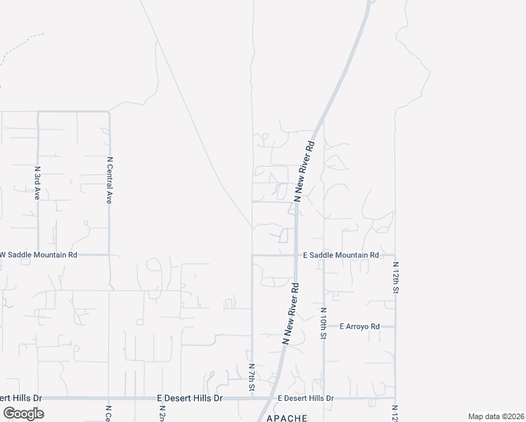 map of restaurants, bars, coffee shops, grocery stores, and more near 40430 North New River Road in Phoenix