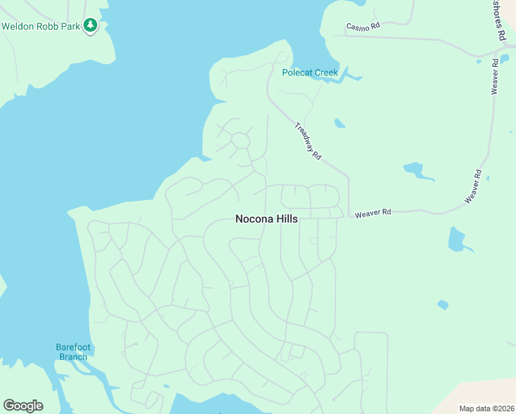 map of restaurants, bars, coffee shops, grocery stores, and more near in Nocona Hills