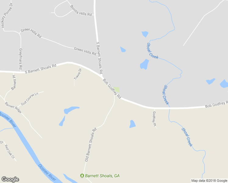 map of restaurants, bars, coffee shops, grocery stores, and more near 1035 Old Barnett Shoals Road in Athens