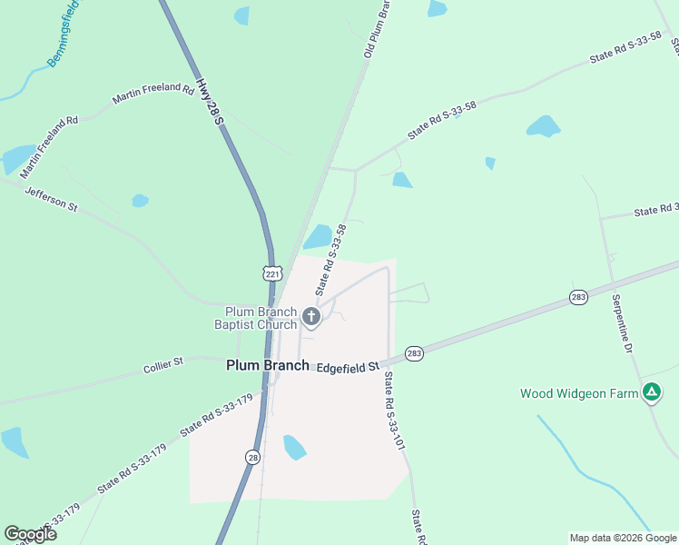 map of restaurants, bars, coffee shops, grocery stores, and more near 206 State Road S-33-74 in Plum Branch