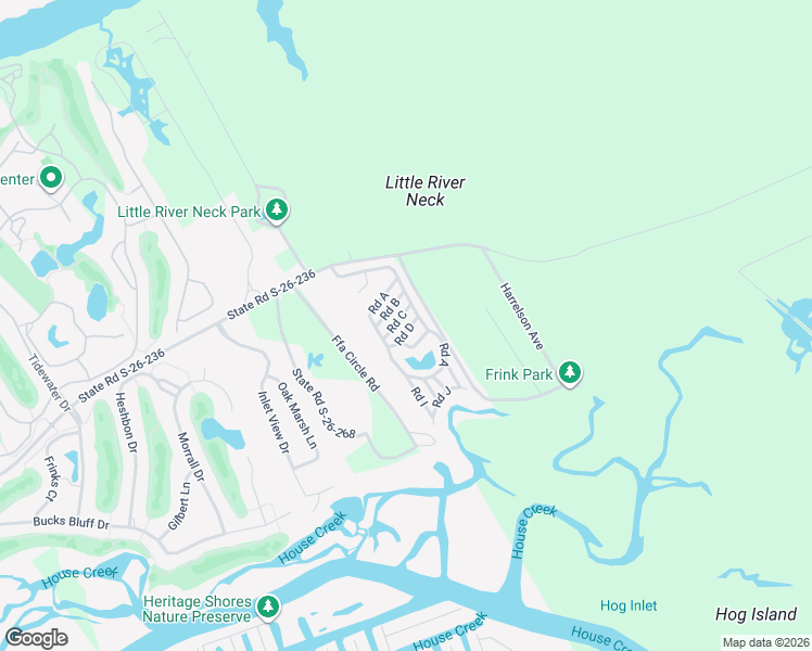 map of restaurants, bars, coffee shops, grocery stores, and more near 172 Little River Neck Road in North Myrtle Beach