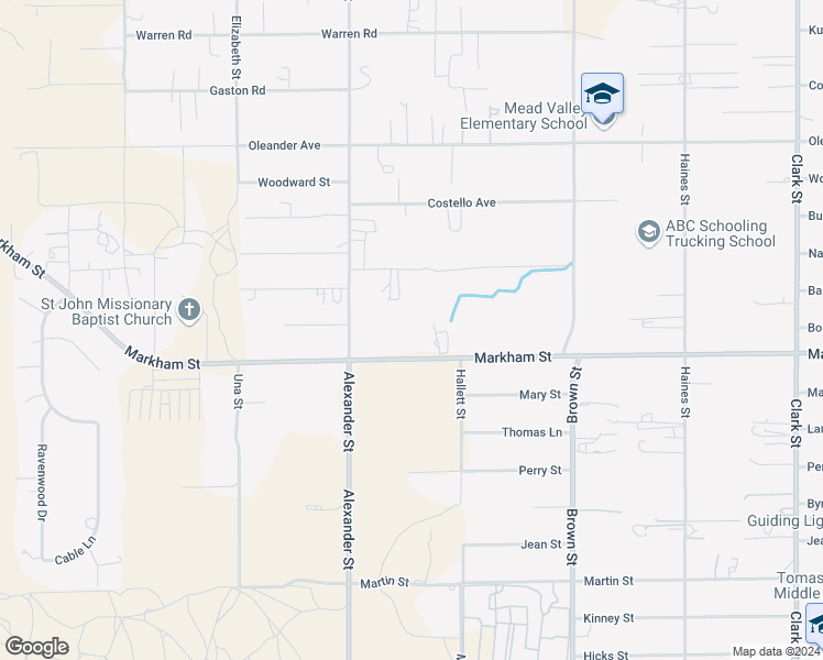 map of restaurants, bars, coffee shops, grocery stores, and more near 20646 Markham Street in Perris