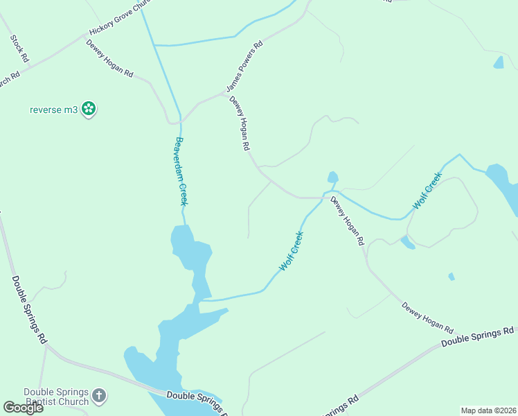 map of restaurants, bars, coffee shops, grocery stores, and more near 2910 Dewey Hogan Road in Monroe