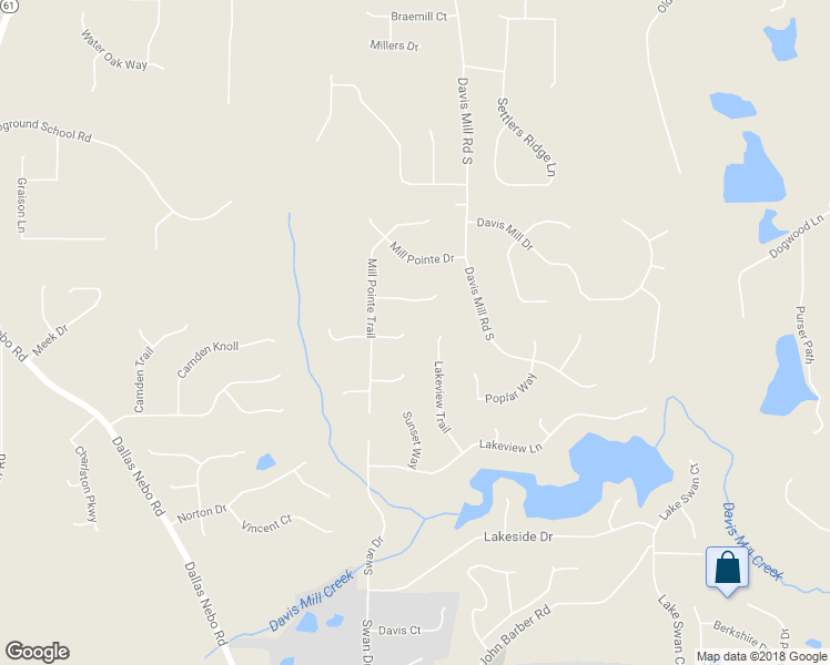 map of restaurants, bars, coffee shops, grocery stores, and more near 80 Amy Lane in Dallas