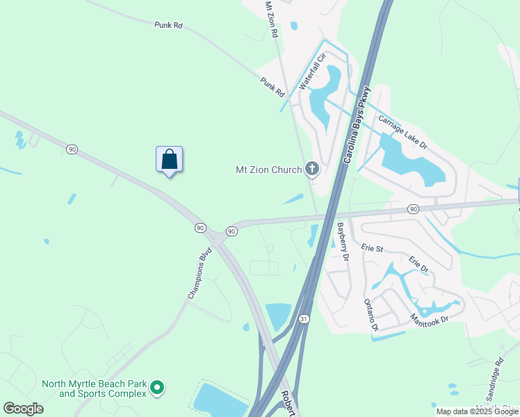 map of restaurants, bars, coffee shops, grocery stores, and more near 10615 South Carolina 90 in Little River