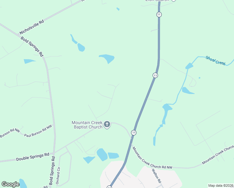 map of restaurants, bars, coffee shops, grocery stores, and more near 1231 Cumberland Trail in Monroe