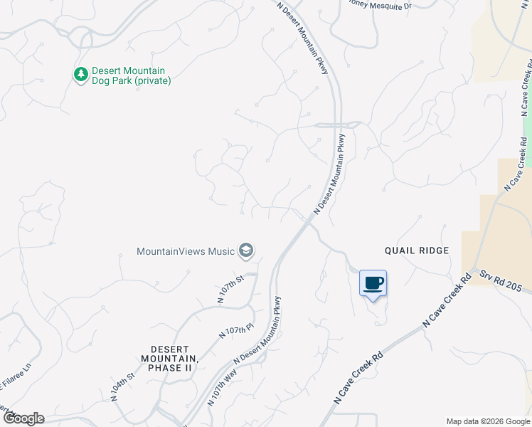 map of restaurants, bars, coffee shops, grocery stores, and more near 10874 East Prospect Point Drive in Scottsdale