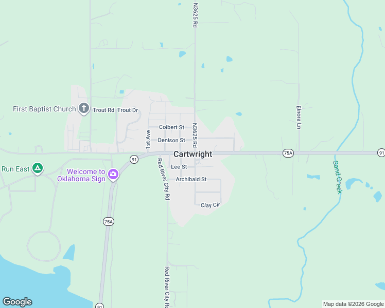 map of restaurants, bars, coffee shops, grocery stores, and more near in Cartwright