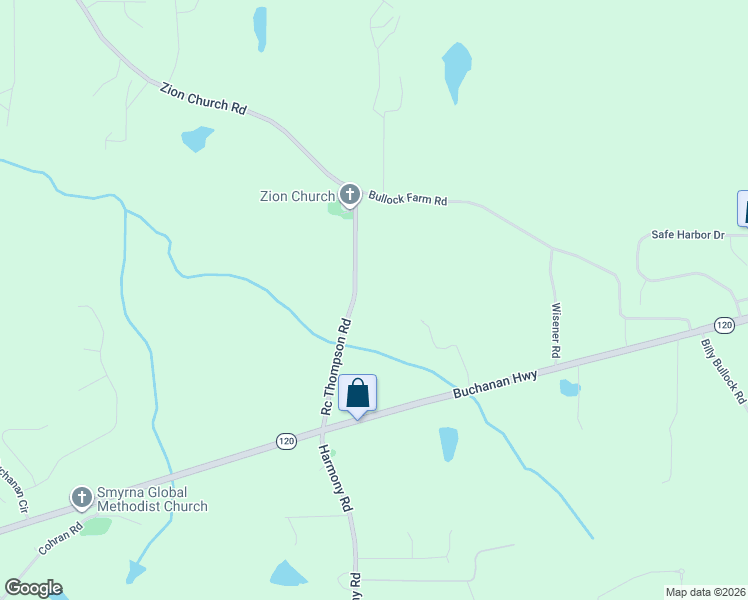 map of restaurants, bars, coffee shops, grocery stores, and more near 390 Rc Thompson Road in Dallas