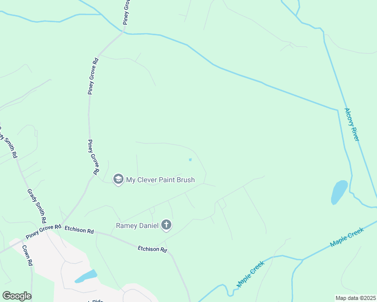 map of restaurants, bars, coffee shops, grocery stores, and more near Cherry Bark Court in Walton County