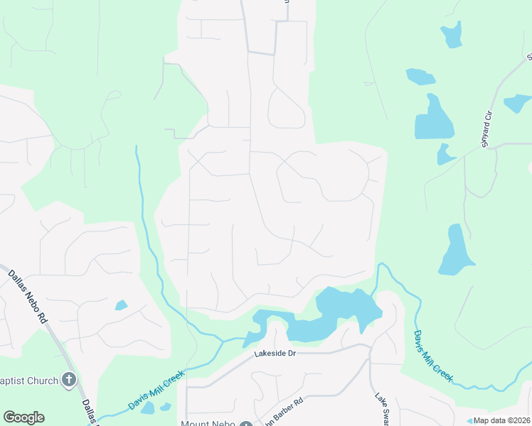 map of restaurants, bars, coffee shops, grocery stores, and more near 1009 Davis Mill Road South in Dallas
