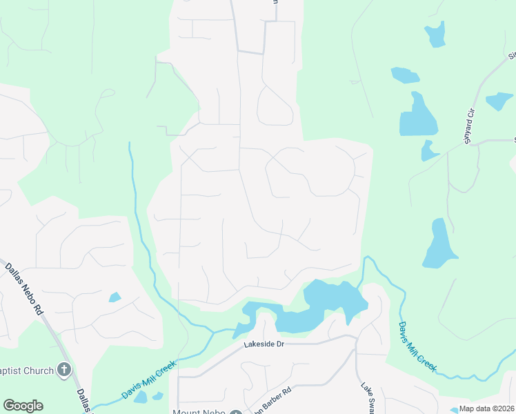 map of restaurants, bars, coffee shops, grocery stores, and more near 1009 Davis Mill Road South in Dallas