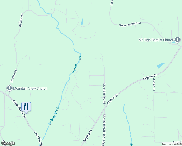 map of restaurants, bars, coffee shops, grocery stores, and more near 296 Briarfield Road in Warrior