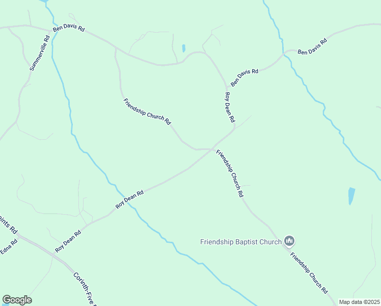 map of restaurants, bars, coffee shops, grocery stores, and more near 756 Friendship Church Road in Buchanan
