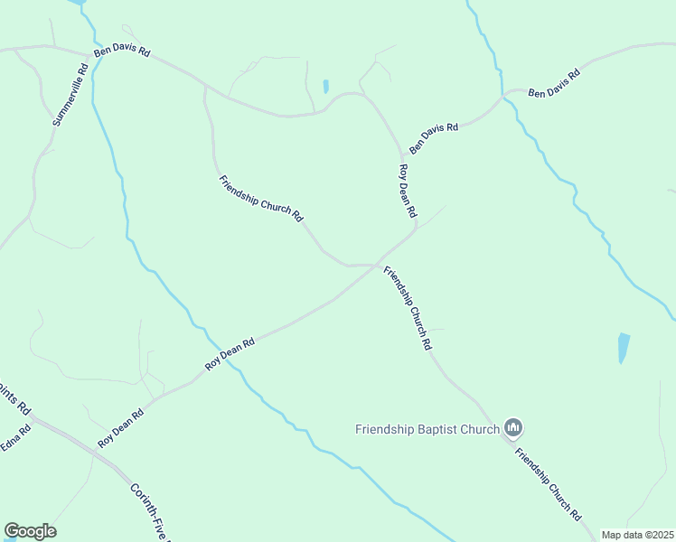 map of restaurants, bars, coffee shops, grocery stores, and more near 756 Friendship Church Road in Buchanan