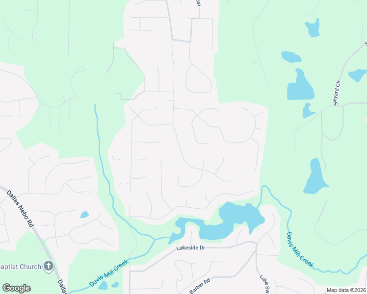 map of restaurants, bars, coffee shops, grocery stores, and more near 1009 Davis Mill Road South in Dallas