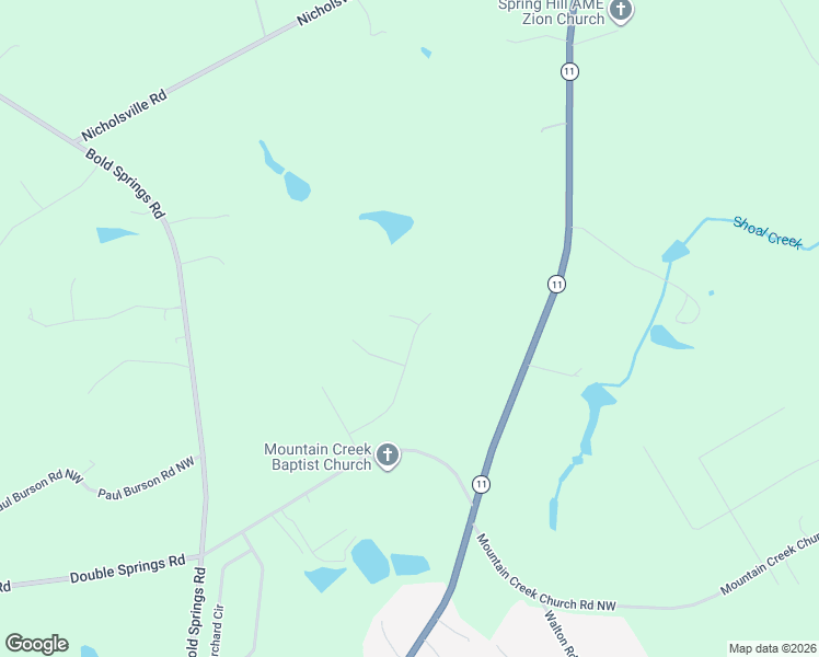 map of restaurants, bars, coffee shops, grocery stores, and more near 1602 Annas Way in Monroe