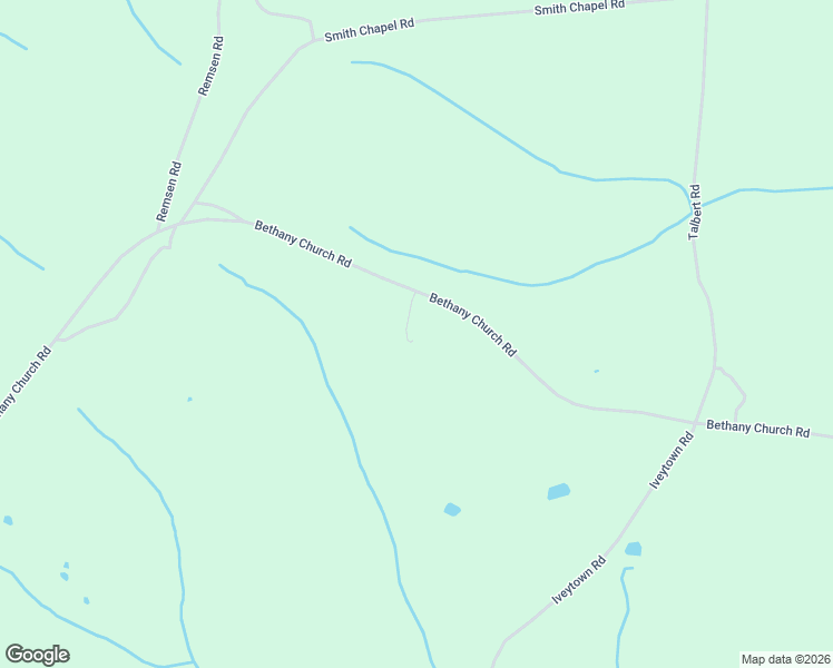 map of restaurants, bars, coffee shops, grocery stores, and more near 1832 Bethany Church Road in Lincolnton