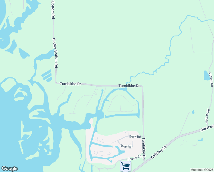 map of restaurants, bars, coffee shops, grocery stores, and more near 77 Tumbikbe Drive in Aberdeen