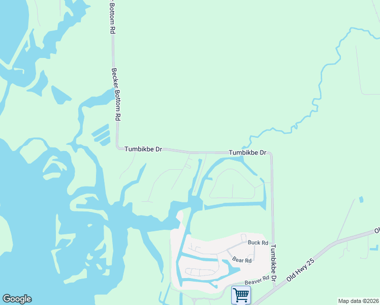 map of restaurants, bars, coffee shops, grocery stores, and more near Tumbikbe Drive in Aberdeen