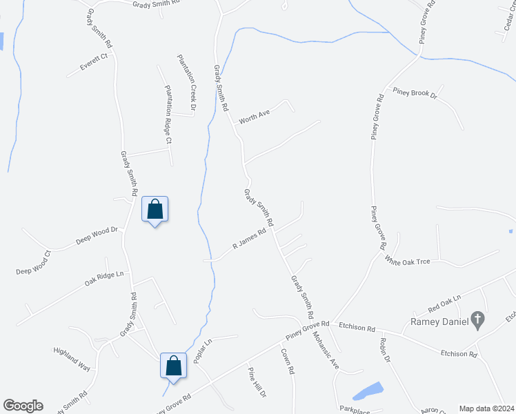 map of restaurants, bars, coffee shops, grocery stores, and more near 4469 Grady Smith Road in Loganville