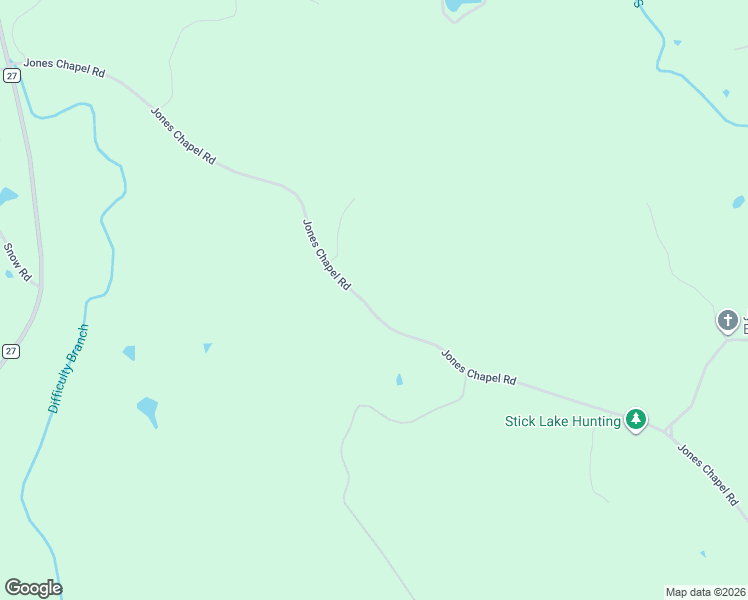 map of restaurants, bars, coffee shops, grocery stores, and more near 1077 Jones Chapel Road in Springville