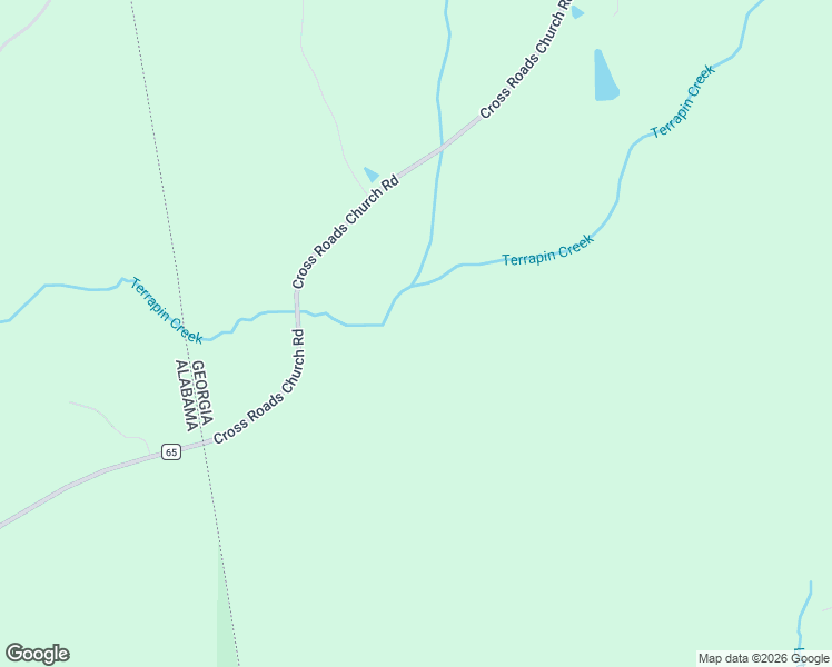 map of restaurants, bars, coffee shops, grocery stores, and more near 183 Cross Roads Church Road in Tallapoosa