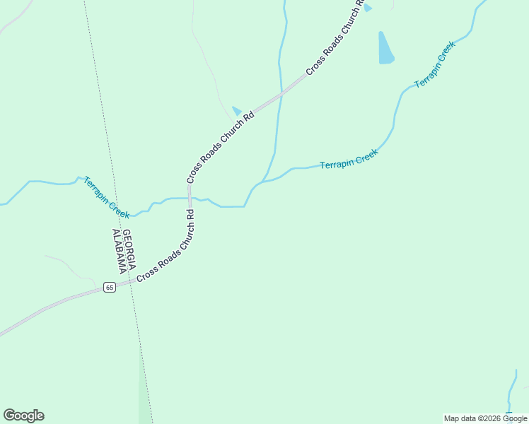 map of restaurants, bars, coffee shops, grocery stores, and more near 183 Cross Roads Church Road in Tallapoosa