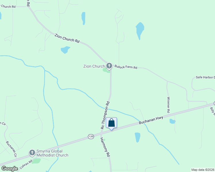 map of restaurants, bars, coffee shops, grocery stores, and more near 390 Rc Thompson Road in Dallas