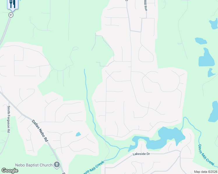 map of restaurants, bars, coffee shops, grocery stores, and more near 334 Mill Pointe Trail in Dallas