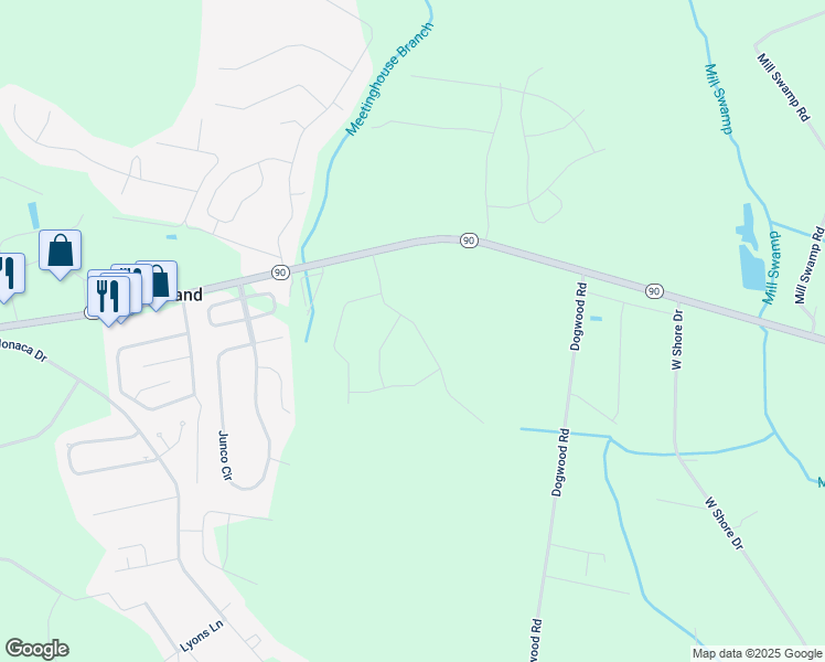 map of restaurants, bars, coffee shops, grocery stores, and more near in 