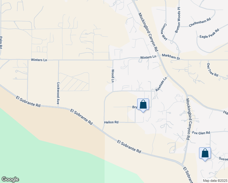 map of restaurants, bars, coffee shops, grocery stores, and more near Rawhide Lane in Riverside County