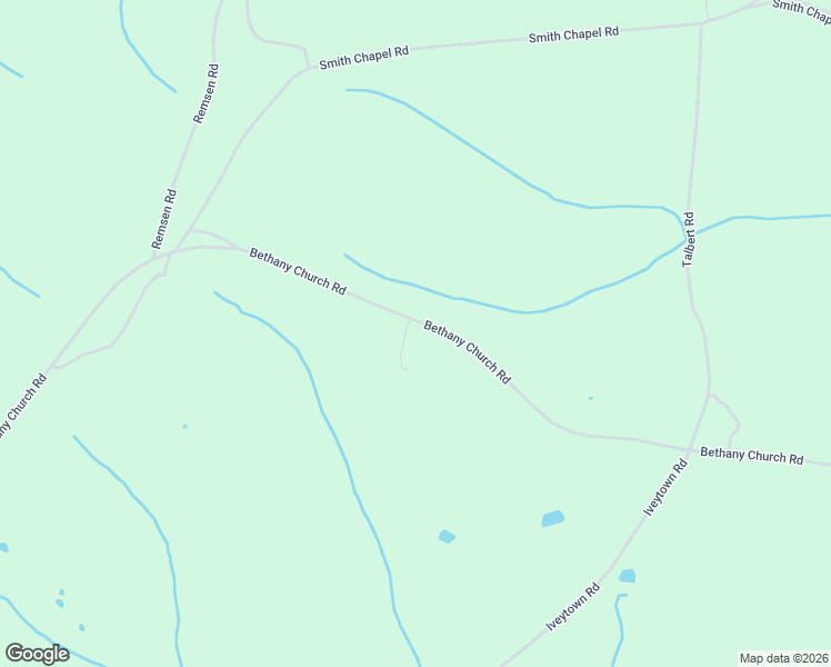 map of restaurants, bars, coffee shops, grocery stores, and more near 1832 Bethany Church Road in Lincolnton
