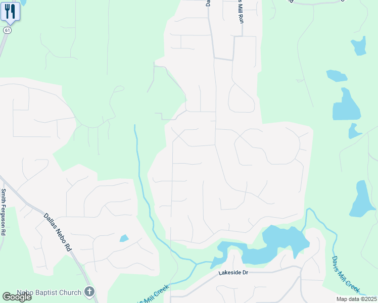map of restaurants, bars, coffee shops, grocery stores, and more near 119 Mill Pointe Drive in Dallas