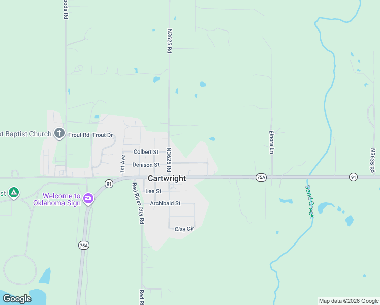 map of restaurants, bars, coffee shops, grocery stores, and more near 615 Denison Street in Cartwright