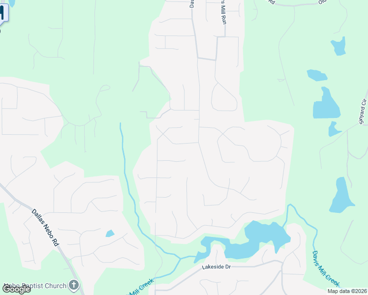 map of restaurants, bars, coffee shops, grocery stores, and more near 73 Mill Pointe Drive in Dallas