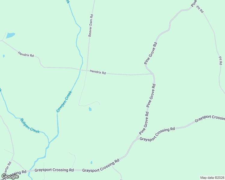 map of restaurants, bars, coffee shops, grocery stores, and more near Hendrix Road in Coffeeville