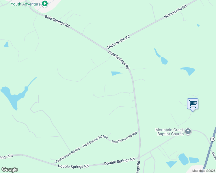 map of restaurants, bars, coffee shops, grocery stores, and more near 1605 Market Square in Monroe