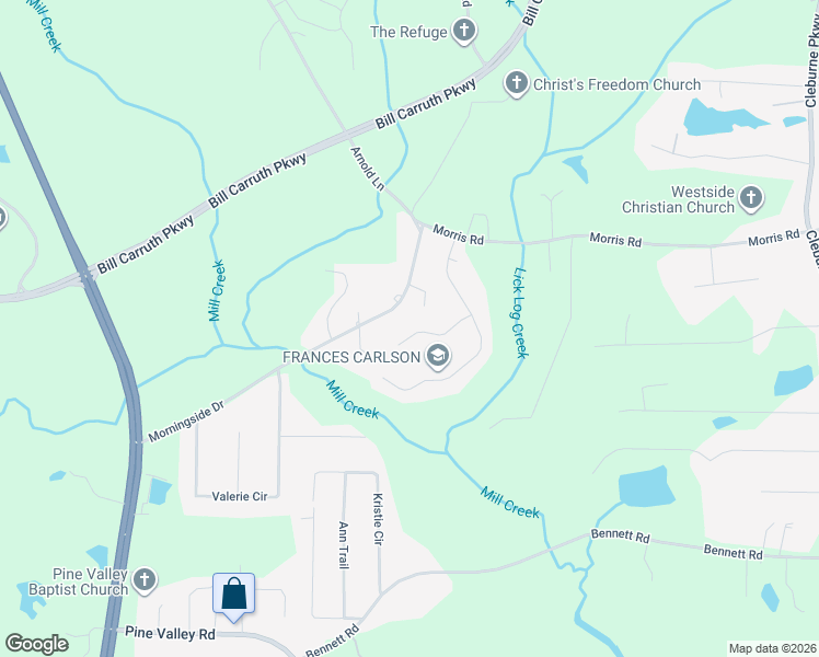 map of restaurants, bars, coffee shops, grocery stores, and more near 156 Somersby Lane in Hiram