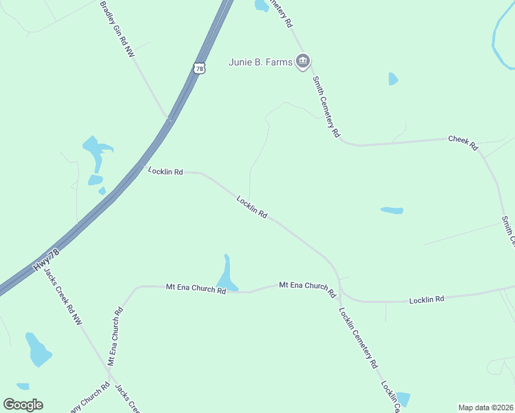 map of restaurants, bars, coffee shops, grocery stores, and more near 1053 Locklin Road in Monroe