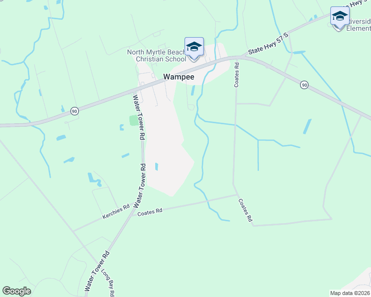 map of restaurants, bars, coffee shops, grocery stores, and more near 2465 Water Tower Road in Longs