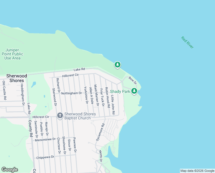 map of restaurants, bars, coffee shops, grocery stores, and more near 258 Robin Hood Road in Gordonville