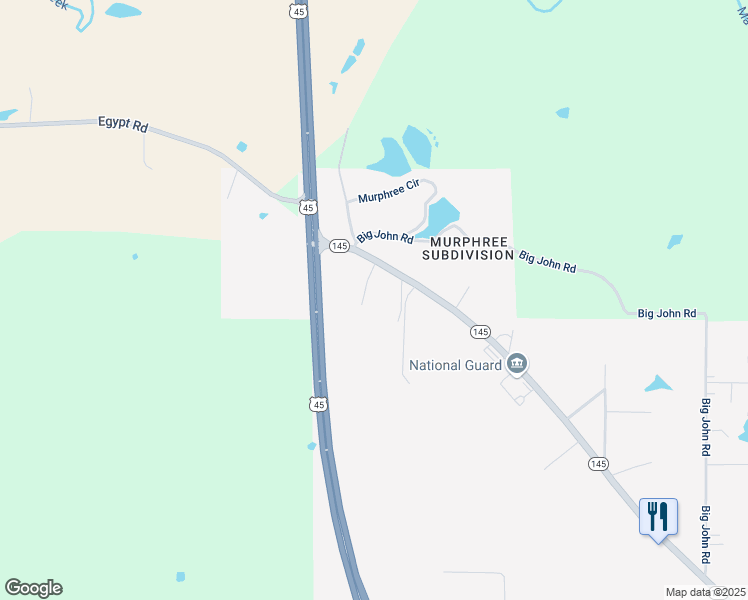 map of restaurants, bars, coffee shops, grocery stores, and more near 1204 Sunny Lane in Aberdeen