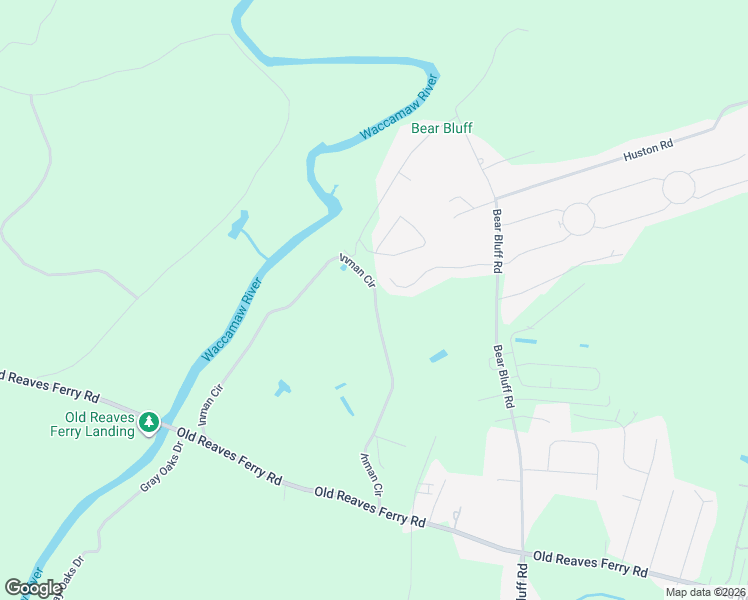 map of restaurants, bars, coffee shops, grocery stores, and more near 185 Barons Bluff Drive in Conway