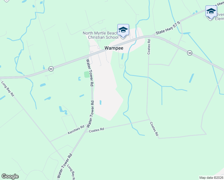 map of restaurants, bars, coffee shops, grocery stores, and more near 2418 Water Tower Road in Longs