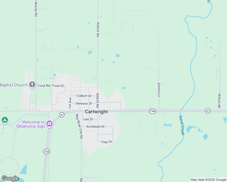 map of restaurants, bars, coffee shops, grocery stores, and more near 615 Denison Street in Cartwright