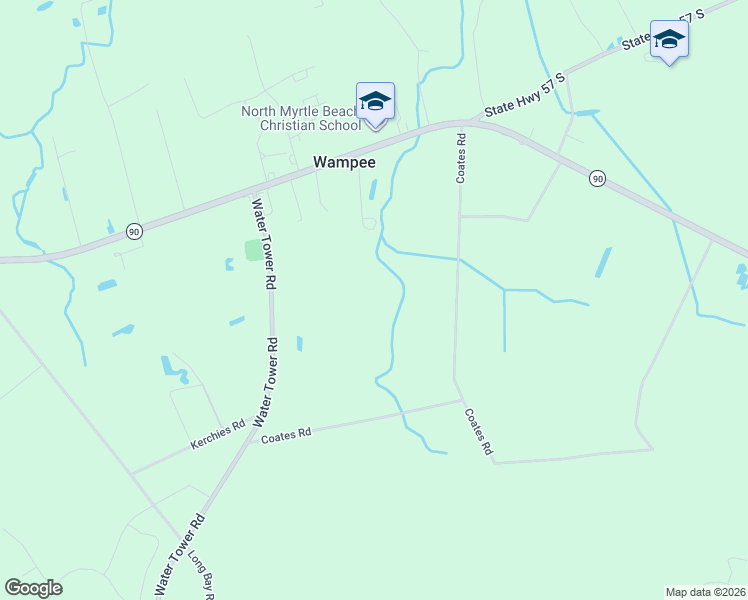 map of restaurants, bars, coffee shops, grocery stores, and more near 2465 Water Tower Road in Longs