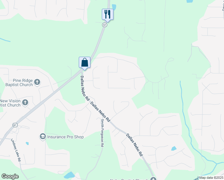 map of restaurants, bars, coffee shops, grocery stores, and more near 179 Graison Lane in Dallas