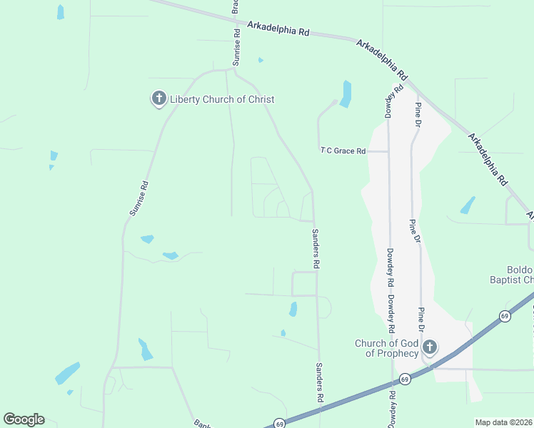 map of restaurants, bars, coffee shops, grocery stores, and more near 176-322 Uptain Loop in Jasper