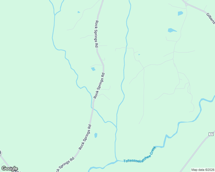 map of restaurants, bars, coffee shops, grocery stores, and more near 3870 Rock Springs Road in Ohatchee